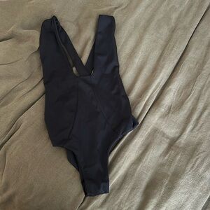 Palm one piece swim suit